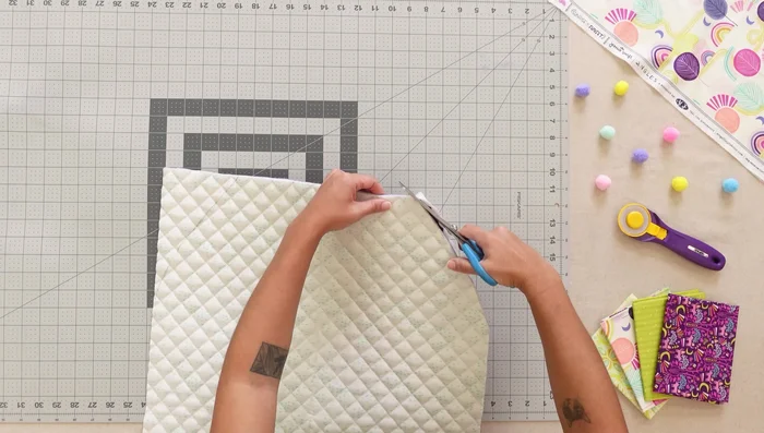 Finish pocket edges with a serger or zigzag stitch.