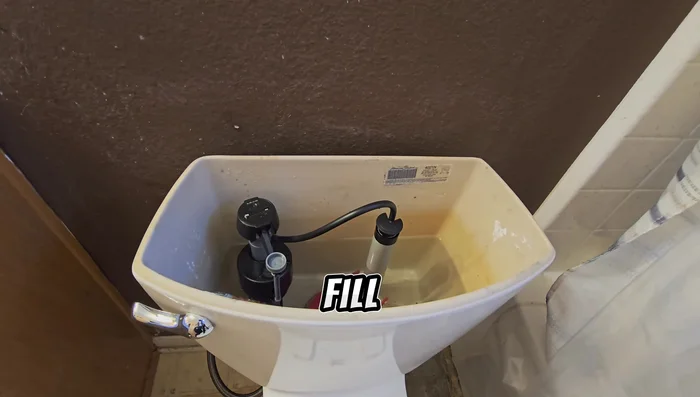 Flush the toilet several times to check for leaks.