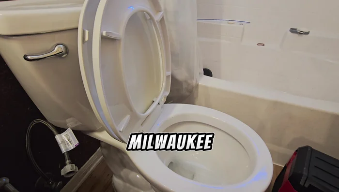 Remove water from the toilet bowl using a wet/dry vacuum.