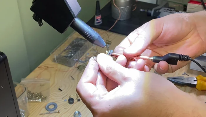 Use a piece of cardboard as a guide to ensure level leg placement.