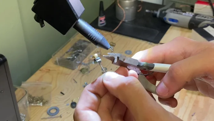 Trim and adjust the head for a flush fit with the light bulb.