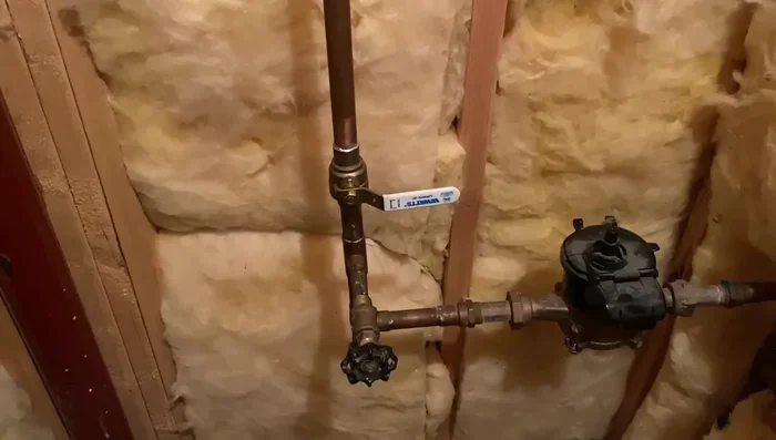 Turn off the main water supply.