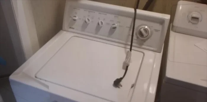 Test the washing machine to confirm the repair.