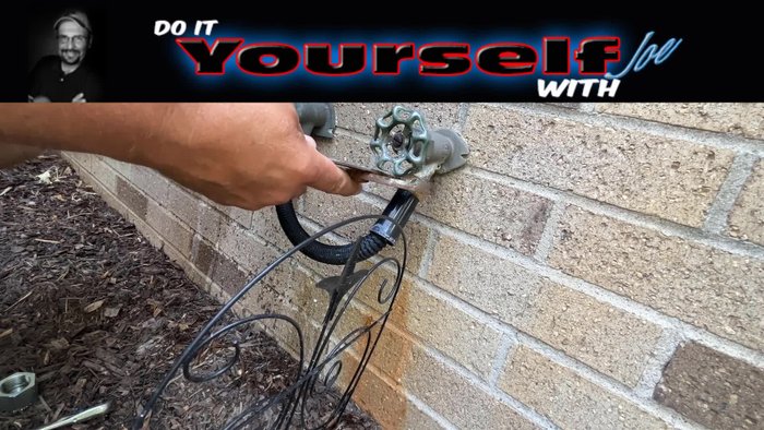 Identify corroded hose bib threads.