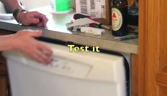 Turn the power back on and test the latch to ensure it's functioning correctly.