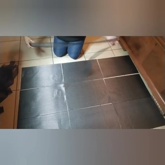 Glue in sections: Apply small dots of E6000 followed by hot glue to secure the strips efficiently. 