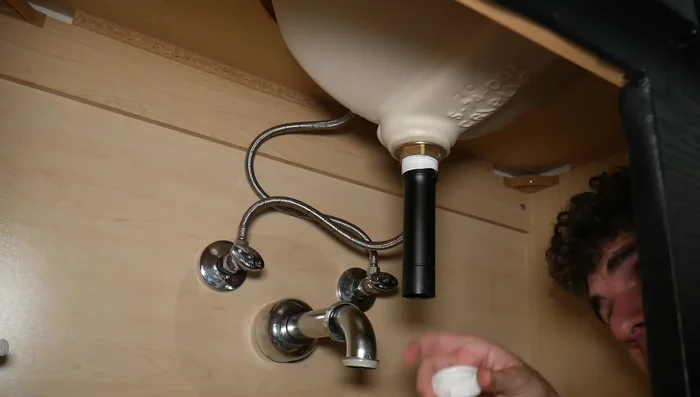 Tighten the plastic parts by hand (avoid over-tightening with pliers to prevent stripping).