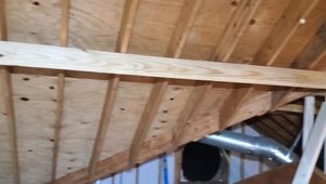 Sagging Roof Frame and Masonry Crack Repair