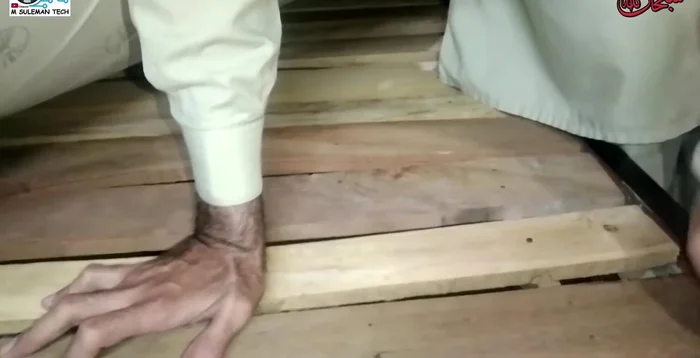 Hammer in the loose nails securely.