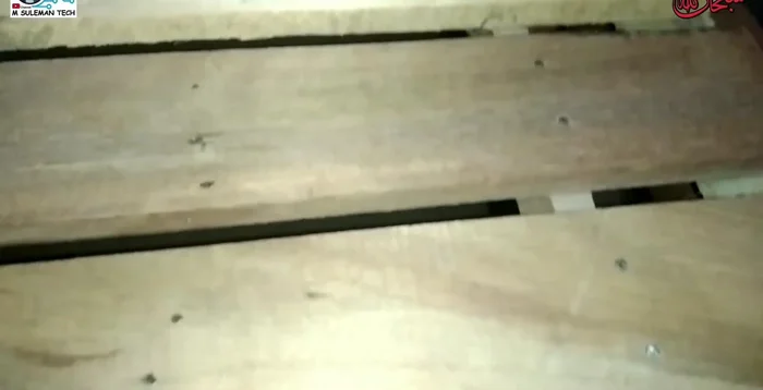 Hammer in the loose nails securely.