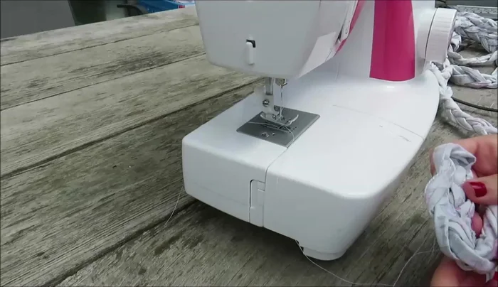 Continue adding braid to the coil until it reaches your desired size.