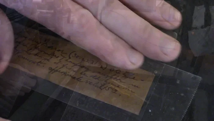 Remove the glass and assess the frame damage.