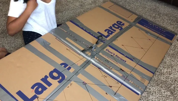 Create holes for buttons: Use scissors or a drill to make holes where the buttons will go.