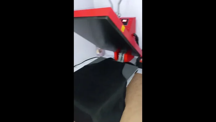 Heat press the design onto the apron at 302 degrees for 30 seconds (adjust as needed).