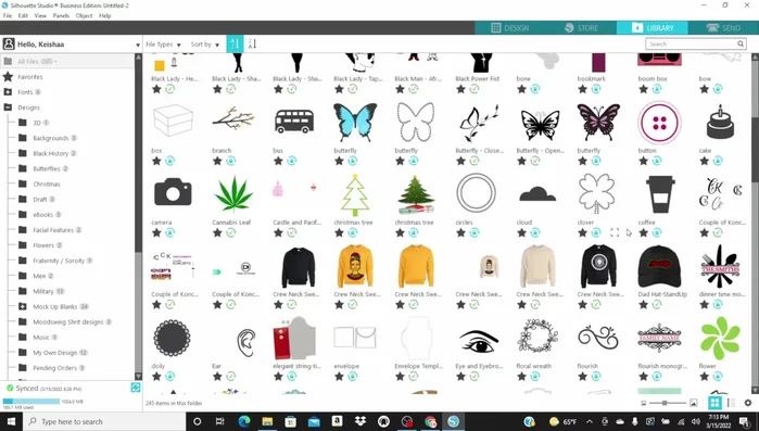 Customize font, size, and style. Use the offset feature to thicken the letters for a better look.