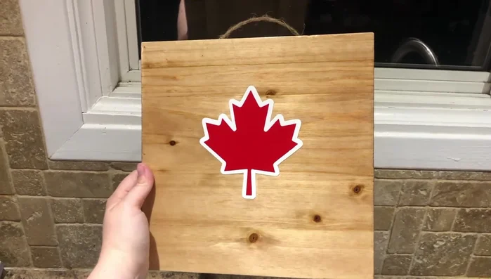 Apply the vinyl decal.