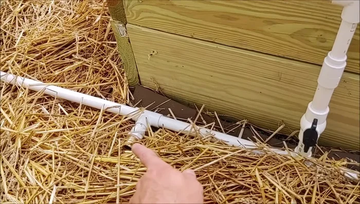 Install a valve on each 3/4 inch line leading to a bed to control water pressure individually.