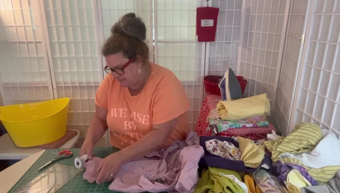 Cut out any unwanted or unusable sections, such as collars and buttons.