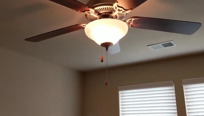 Test the light and fan.