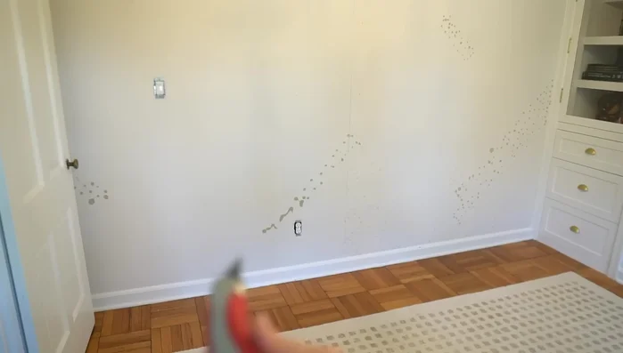 Remove existing base trim (if necessary). If the trim profile is thin, replace it with 1x4 boards for a better base for the beadboard.