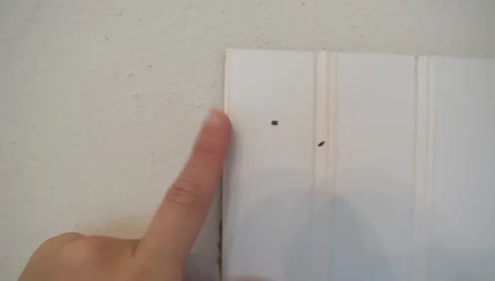 Repeat step 4 for subsequent beadboard panels, ensuring the seams align for a seamless look. If necessary, notch out for outlets before installation.