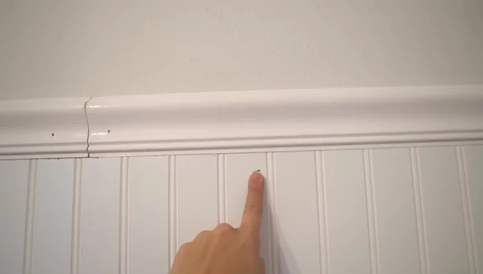 Paint the beadboard accent wall.