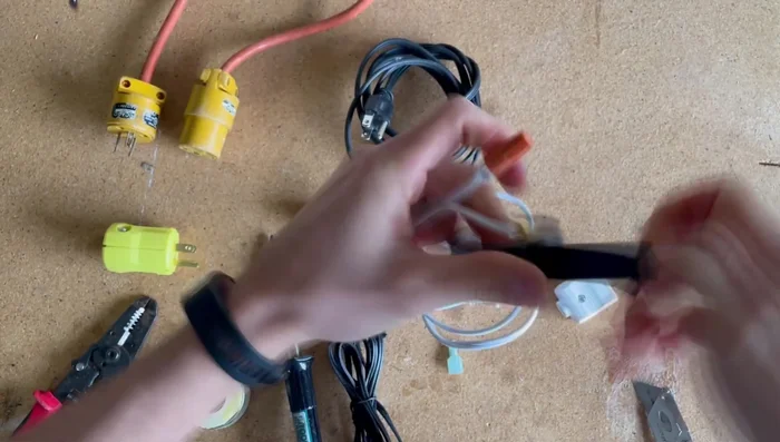 Wrap electrical tape around the connection for added security.