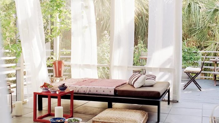 Determine how you'll use your outdoor living room. Consider frequent entertaining or a quiet escape.