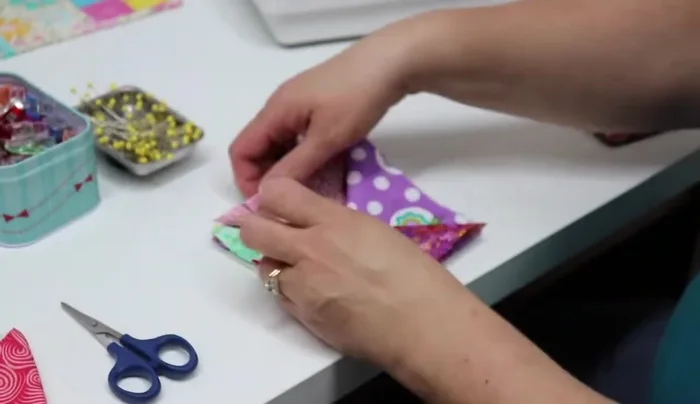 Secure the layers with clips or pins.