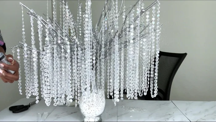 Touch up with silver paint: Use silver paint to touch up any broken or exposed stalk ends.