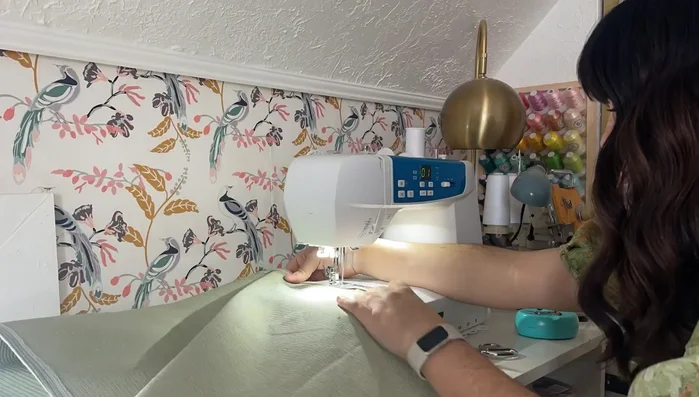 Upholster the side supports with fabric and staple/glue in place.