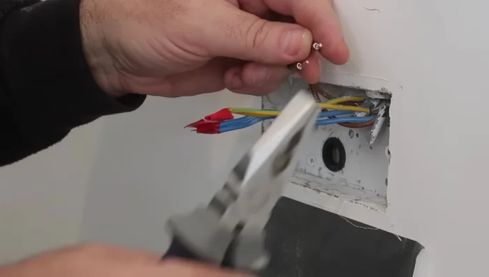 Connect the new socket's wires to the existing ring circuit, using a rapid fix socket for ease of connection.