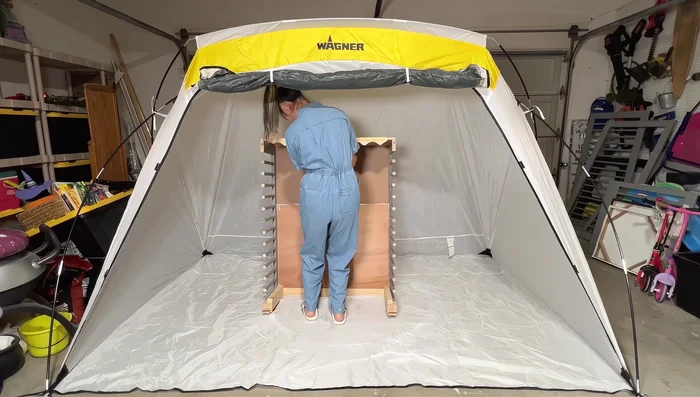 Paint the entire shelf and apply a protective sealant.