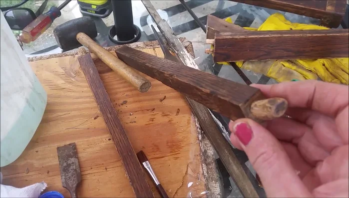 Replace broken dowels by drilling out the old ones and gluing in new, appropriately sized dowels.