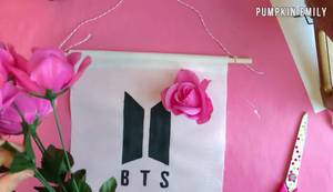 DIY BTS Spring Room Decor: Picture Jar & Fabric Banner