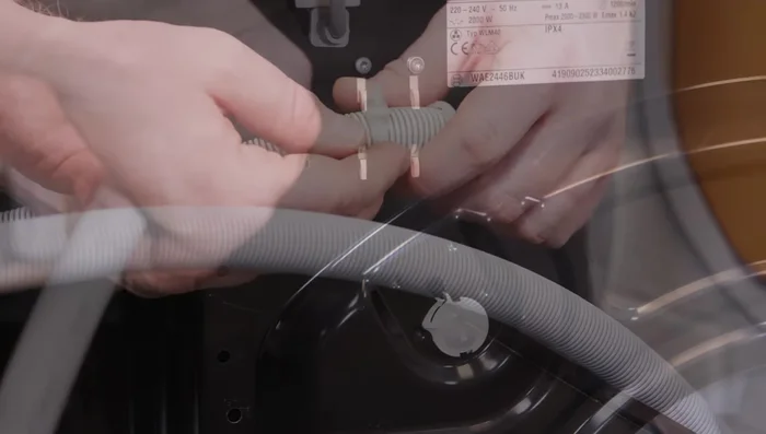 Secure the new hose clips.