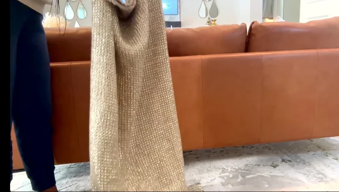 Add throws to the sofa for comfort and style.