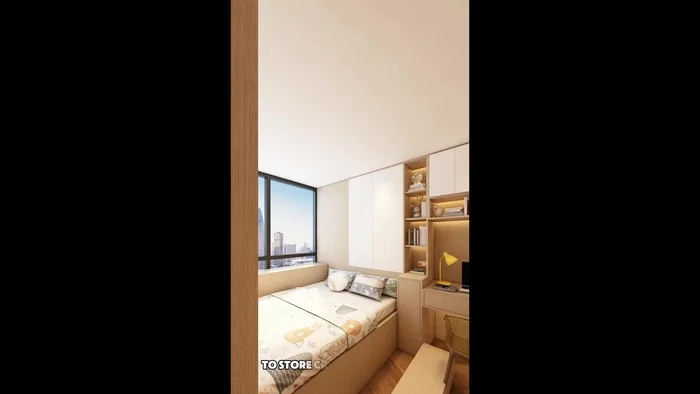 Hang a perforated board on the wall for coats and bags.