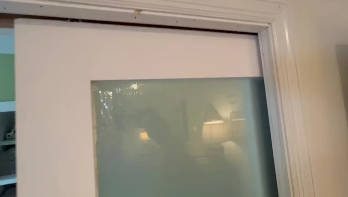 Check for any obstructions or binding and allow for homeowner to add trim.