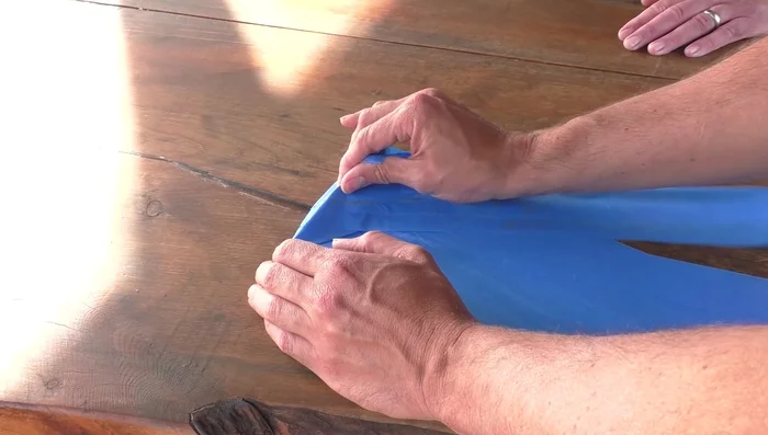 Allow the epoxy to cure completely.