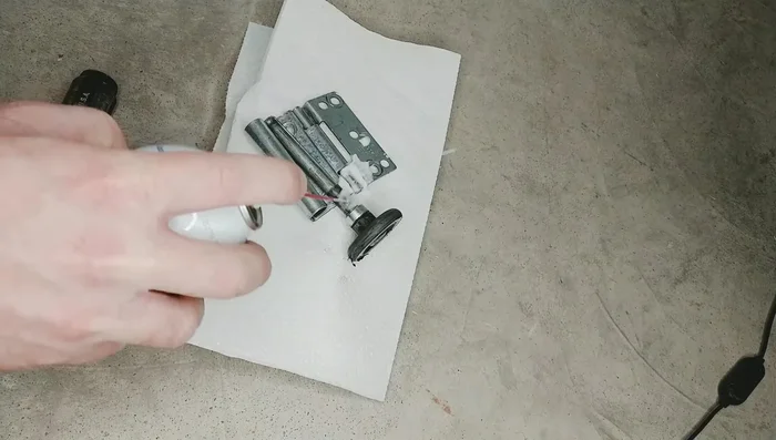 Reinstall the rollers and hinges, ensuring proper alignment.