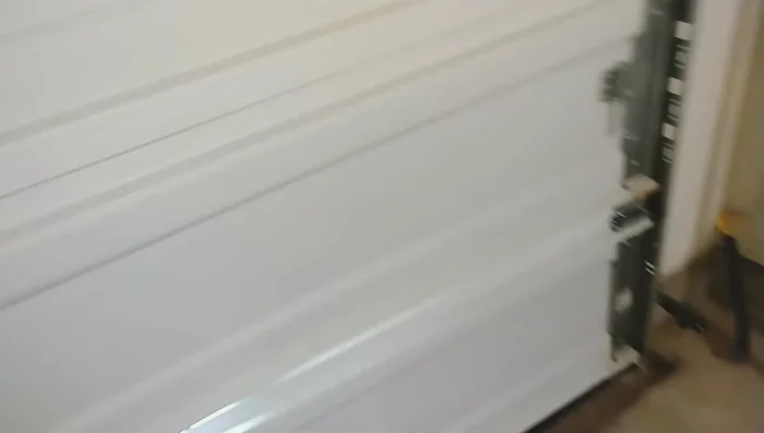 Reinstall the rollers and hinges, ensuring proper alignment.