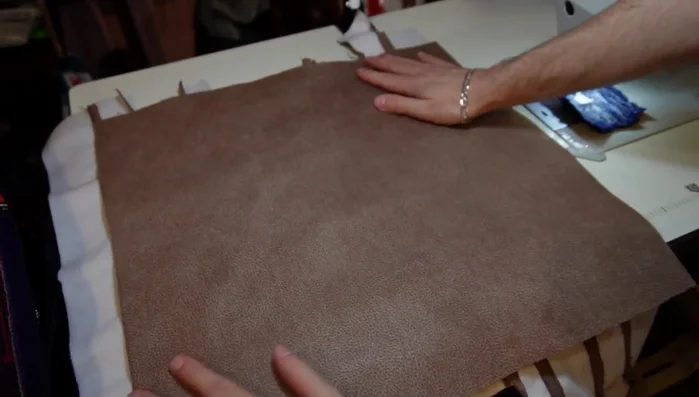 Create a second fabric piece (if needed) using the same method. Measure and cut both pieces to the desired size, adding 1 cm to each side.