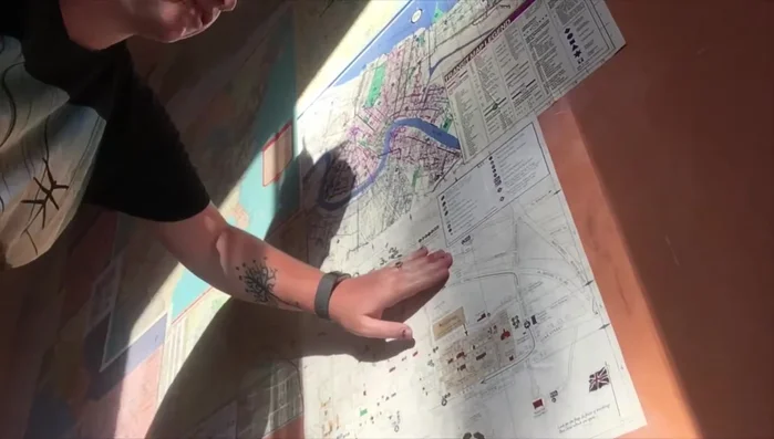 Let the maps sit to adhere completely.