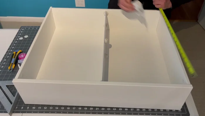 Create any additional short dividers as needed.