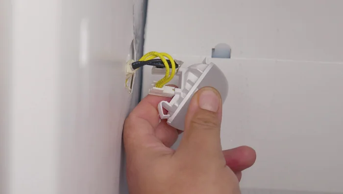 If it's an enclosed LED unit, disconnect the cables. Take a picture or note their placement before disconnecting.