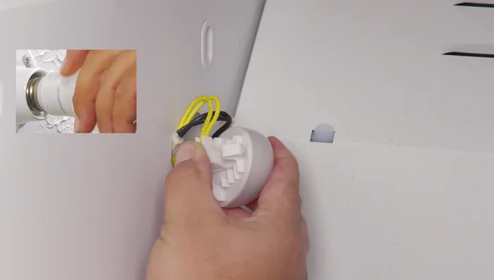 Reconnect the cables if necessary.