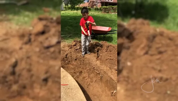 Pour the concrete footing: Use a sufficient amount of concrete mix (54-80 pound bags in this case). Consider adding steel mesh reinforcement for extra strength.