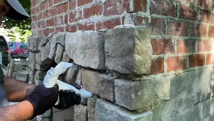 Install capstone: Place the capstone, which serves as a spark arrestor.