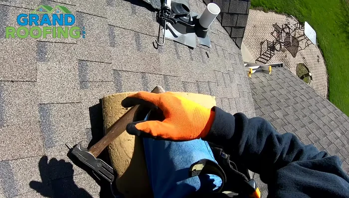 Apply additional sealant to any exposed nail holes or areas where the seal was broken.